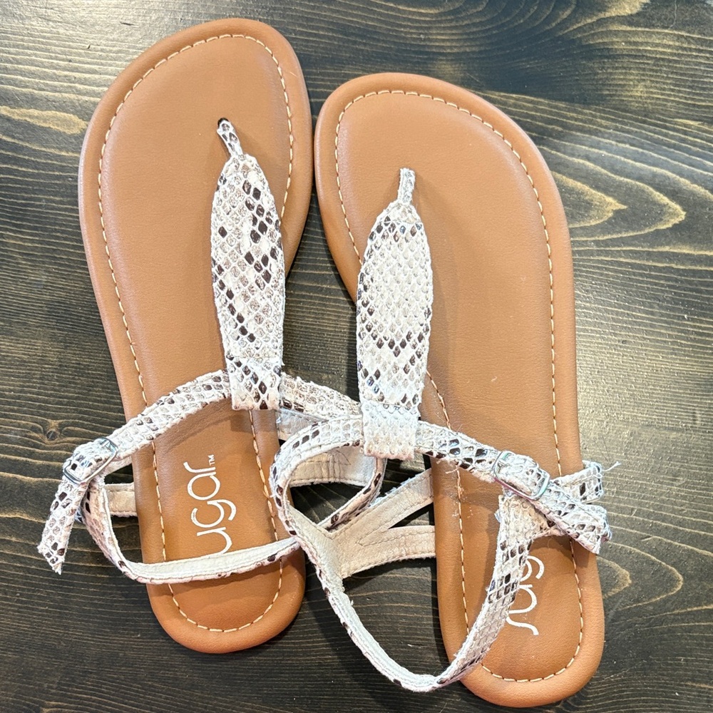 Sugar Women's Sandals - Snakeskin Pattern
